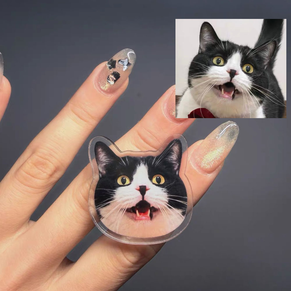 맞춤형 반려동물 얼굴 브로치, 동물 초상화 아크릴 핀, - Pet Portrait Custom 리뷰 및 가격