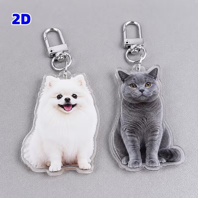 반려동물 사진을 넣어 맞춤 제작한 아크릴 키링 - 반려 - Pet Portrait Custom 리뷰 및 가격
